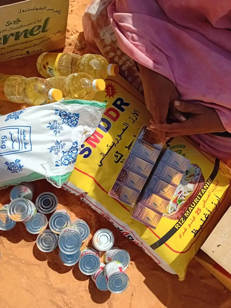 مائدة إفطار جماعية في المسجد